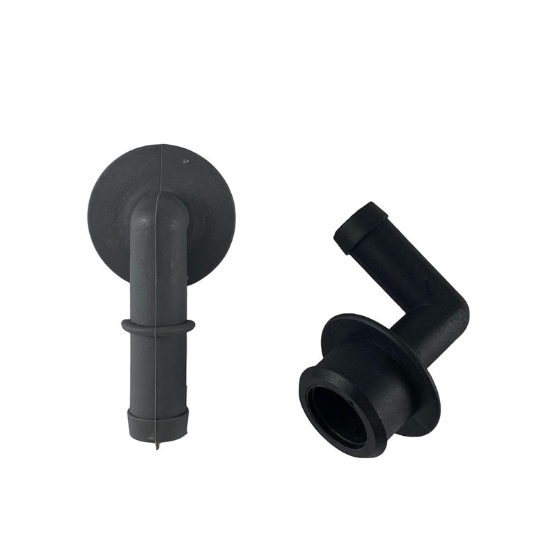 53013360AA PCV CCV VENT VALVE ELBOW & GROMMET SET PCV CCV 2x Vent Valve Elbows and 2x Grommets compatible for Jeep Grand Cherokee 4.0L 2000 2001 2002 2003 2004