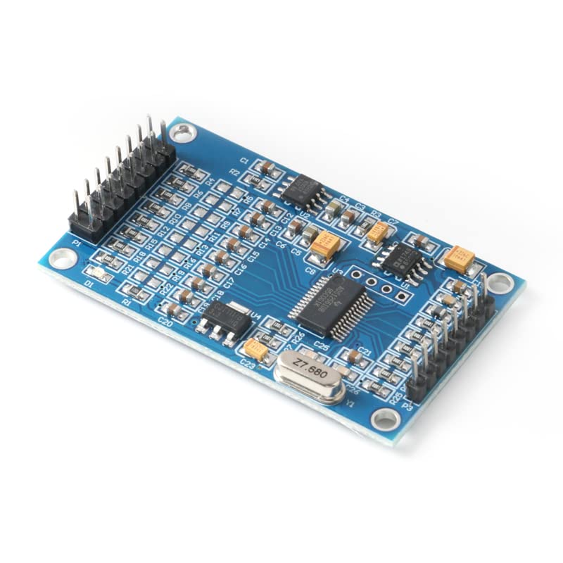 ADS1256 24bit 8 Channel Analog Digital Converter Module ADC Analog to Digital Signal Converters high Precision Acquisition Data Module Board AD Digital Analog Module