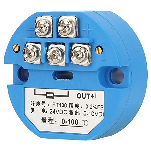 Fafeicy -50~400 Degree PT100 SBWZ Temperature Transmitter DC24V Output 0-10V Sensor, Transformer