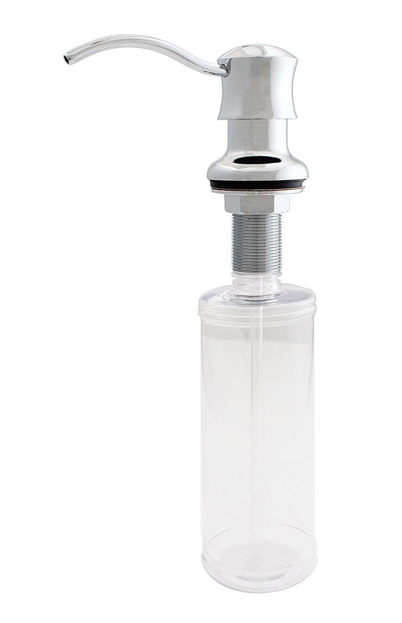 Keeney K612PC Premium Style Soap or Lotion Dispenser with Large Capacity Bottle (16 oz.), Polished Chrome 10 oz.