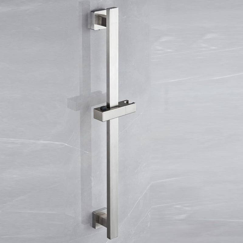 Bathroom Shower Slide Bar with 360° Adjustable Handheld Shower Head Holder Wall Mount Shower Bar SUS 304 Stainless Steel, Brushed Nickel