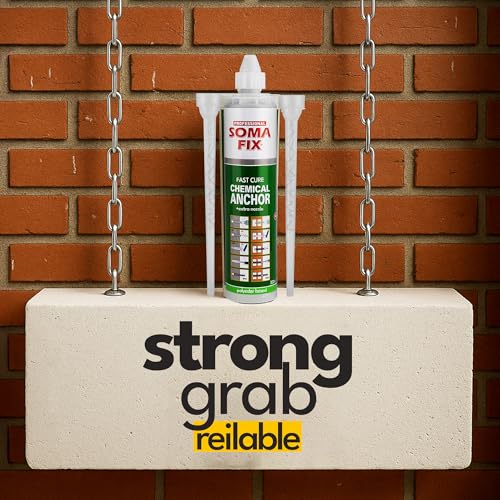Construction Adhesive - Fast Curing Anchoring Adhesive + Extra Nozzle