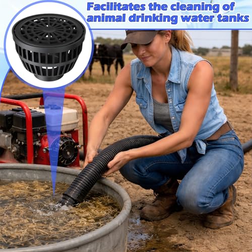 Novabright 1-1/2 Inch Suction Hose Strainer for Pool Pump, Intake Filter