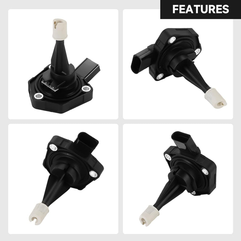 Oil Level Sensor Engine Oil Sending Unit - Compatible for Audi A6 3.0L V6 A/T Quattro 2012–2017 [Premium, Premium Plus, Prestige], for Audi A7 3.0L V6 A/T Quattro 2012–2015 - Replace Part 03C907660R