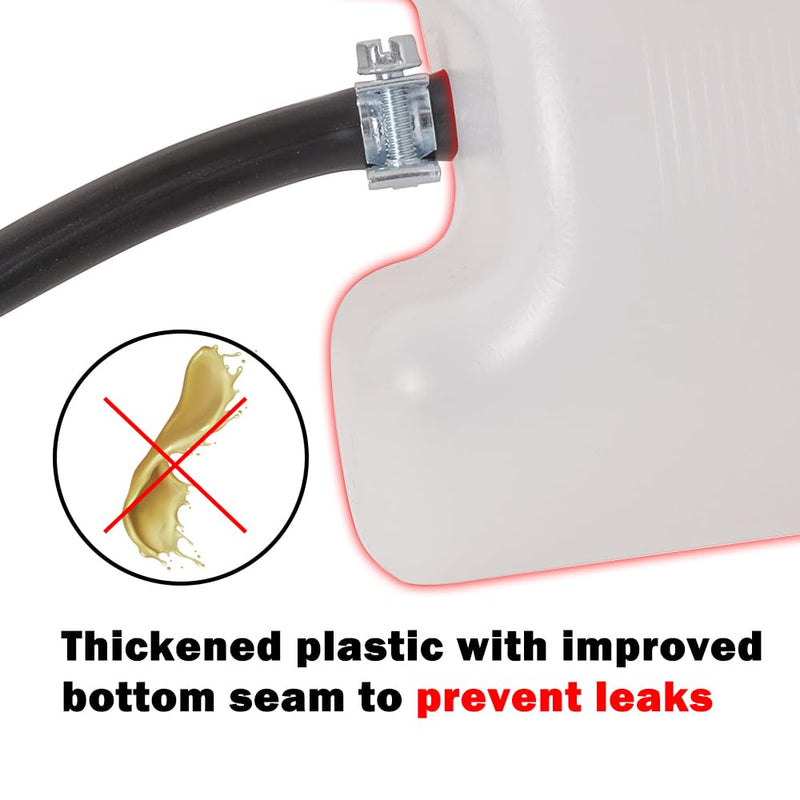 Motorcycle Auxiliary Fuel Tank (500ml with Vent) Gas Tank for Small Engine Work and Carburetor Tuning