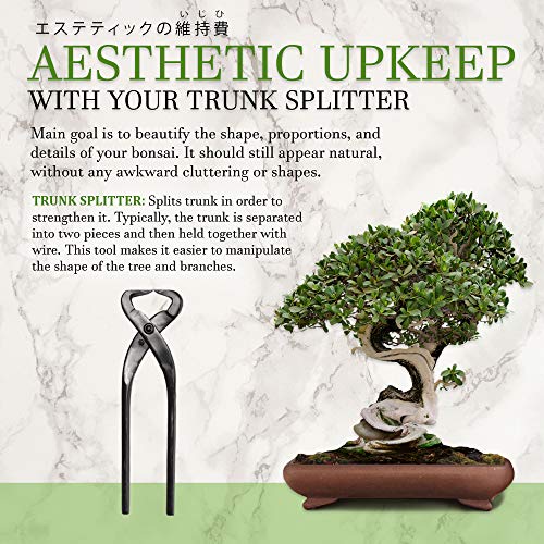 BambooMN 10.5" Trunk Splitter Tool - 1 Piece 1 Unit Trunk Splitter 10.5"