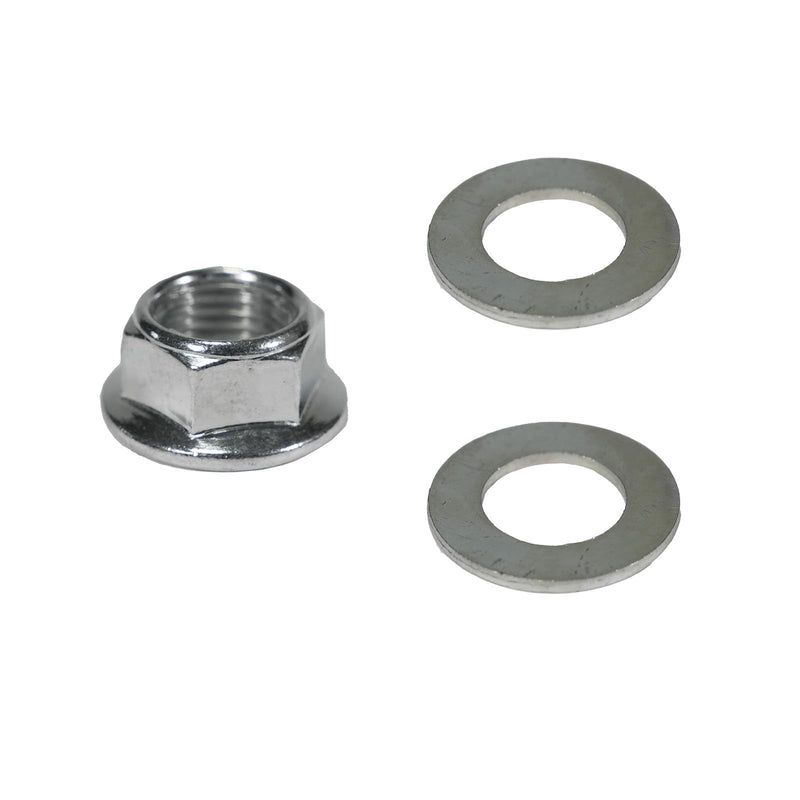 Rear Axle & Lock Nut w/Spacer Assembly for Coleman CT200U CT200UEX BT200X, Axis M200 196cc Off-Road Mini Bike (275mm) REAR 275mm