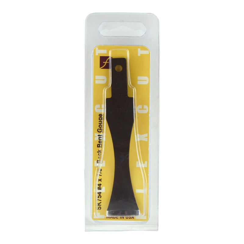 Flexcut SK Blades, Interchangeable Back Bent Gouge, Razor Sharp Spring Steel, Handle Not Included, 7/8 inch (SK754)
