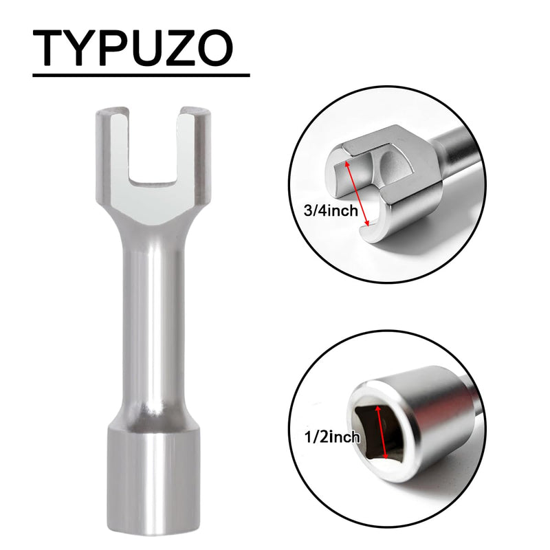 Socket 3/4" (19mm) for Strut Channel, Nut Driver 1/2" Drive Compatible with all 1-5/8" wide Strut Channels, suspension strut socket tool (2 PACK) 2
