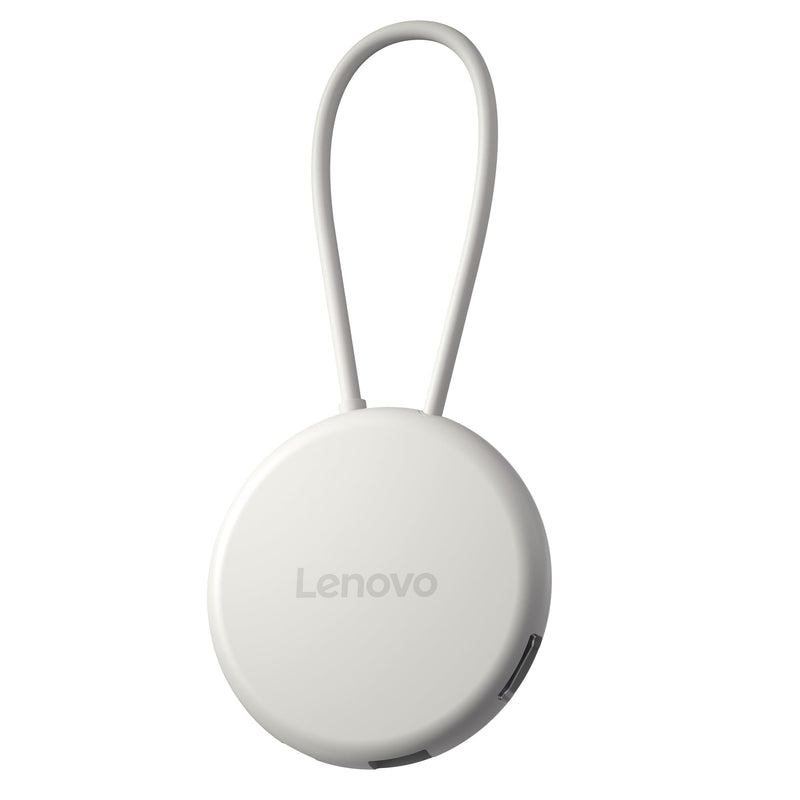 Lenovo Slim USB-C 3.2 Hub, 5-in-1 USB-C Hub with HDMI 2.1 (4K@60Hz), 10Gbps USB-C & USB-A Ports, 100W PD-in (65W Charging), Ultra-Thin Portable Dock with Cable Management for Laptop, Seashell