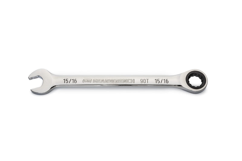 GEARWRENCH 15/16" 4 Degree Swing Arch 12 Point Ratcheting Combination Wrench - 86952 15/16"