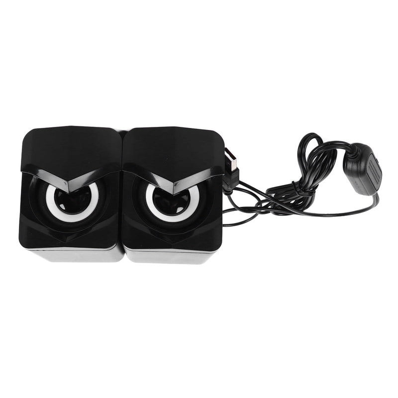 2pcs Computer Speakers with Heavy Subwoofer for Desktop Laptop Music Movies Games USB Powered Wired Stereo Audio