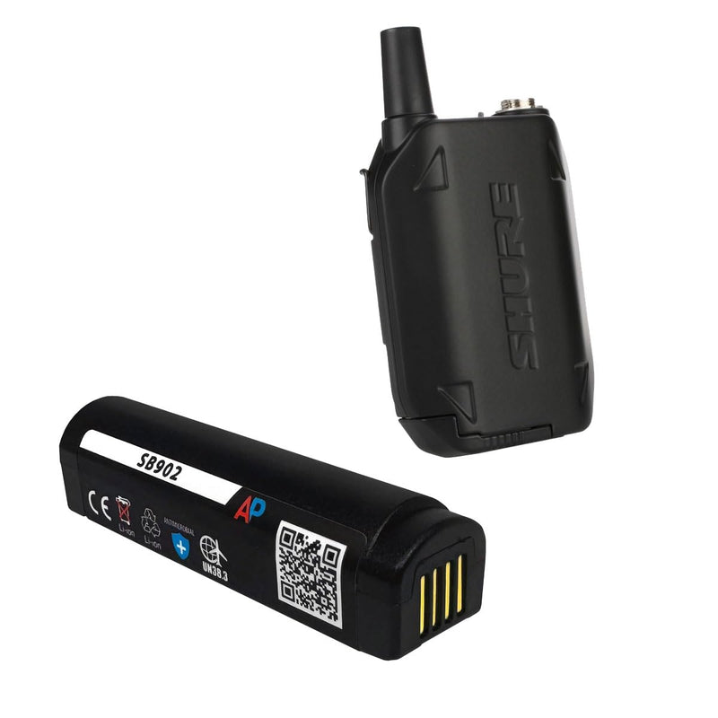 Artisan Power Rechargeable Battery Pack Cartridge for Shure GLXD Models (GLXD1, GLXD2, GLXD-D) | 2200mAh | Replaces Shure SB902 Battery SB902A and 95B16362 | 16% High Capacity