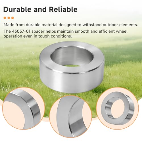 43037-01 Caster Yoke Wheel Spacer Compatible with Scag, 6-Pack