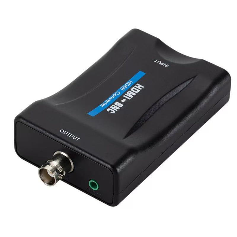 HDMI to BNC Converter Adapter - HD Digital Video in Female BNC Coax Connector Composite Box