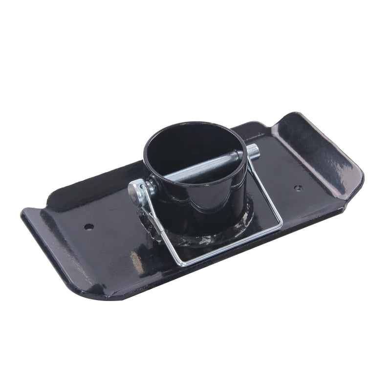 5000lbs Trailer Jack Foot Plate with Pin Base, Black