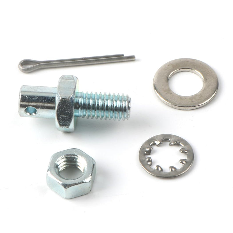 Throttle Cable Adapter Stud Kit #8009 for 1977-later Chevrolet Steel (Includes Nut, Washers, and Cotter Pin)