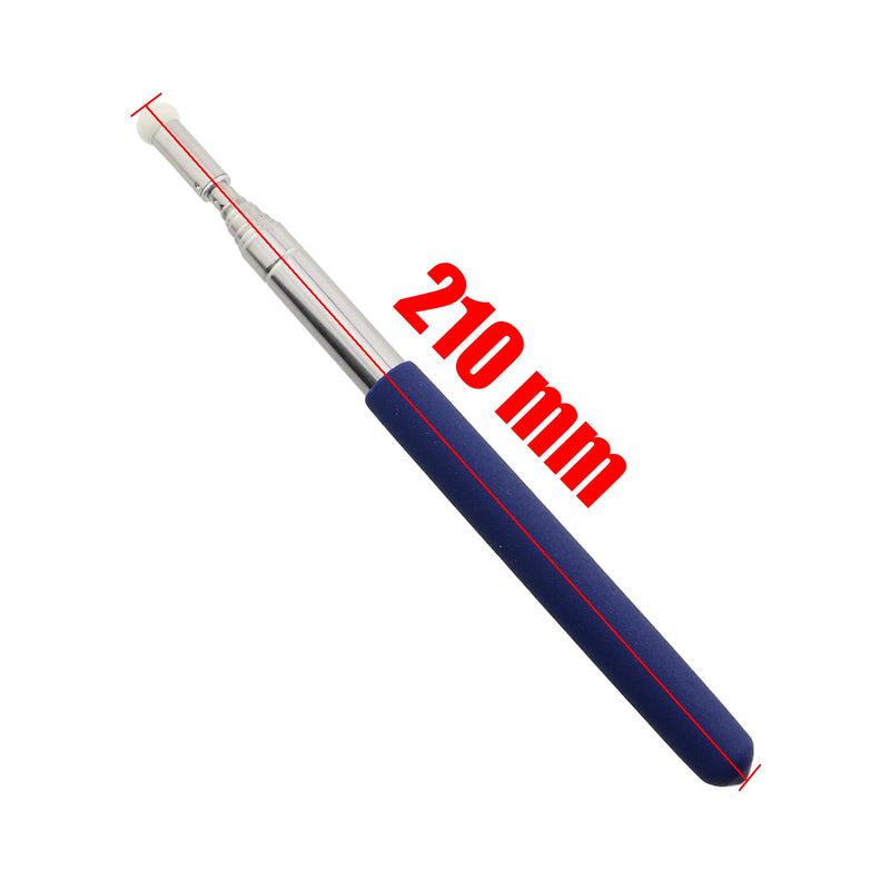 2PCS Retractable Teacher Pointer Large Screen Whiteboard Presentation Pin Blackboard for Coach Classroom Retractable Whiteboard Pointer Extends to 39 inch Blue