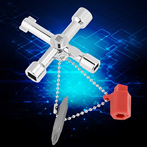 Joyzan 4 Way Cross Key, Water Key Set Utility Multifunctional Sillcock Bit