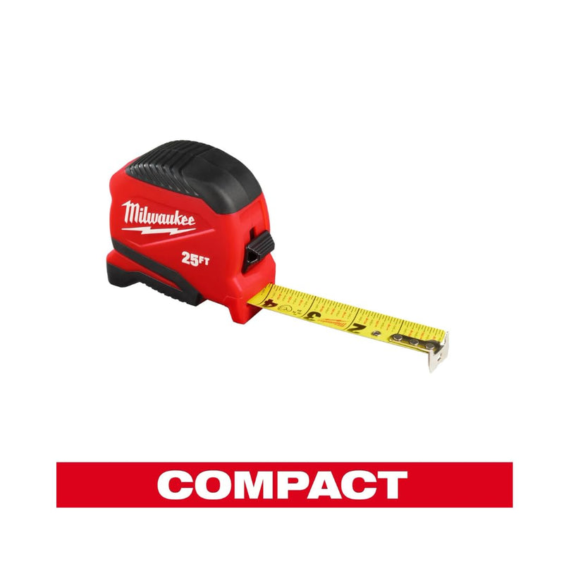 Milwaukee 48-22-1725 25 ft. Compact Tape Measure