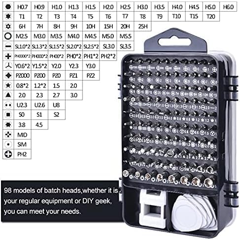 115-in-1 Precision Screwdriver Set - [Super Durable] Professional Magnetic Repair Tool Kit, Mini Screwdrivers for Phone, Computer, Laptop, MacBook, Watch, Eyeglasses, and Electronics (115) 115