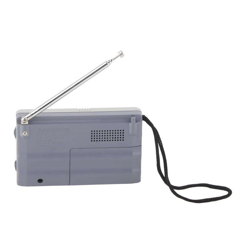 Generic Portable AM FM Mini Radio, Lightweight Pocket Size with Telescopic Antenna and Built in Speaker, for Outdoor Indoor Travel Camping