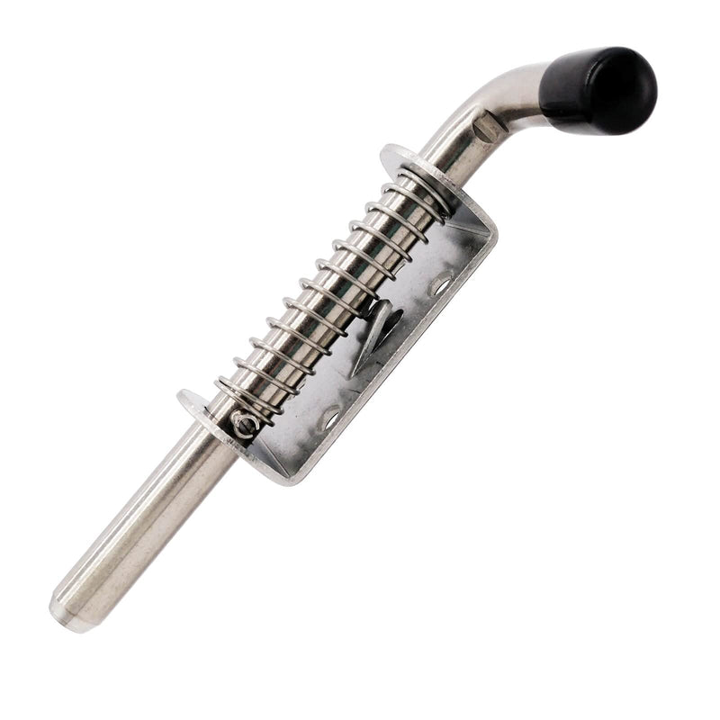 6 Pack 304 Steel 5 Inch（128MM） Spring Pin Latch Lock Pin Suitable for Doors，Utility Trailer Gate，Cabinets and etc.