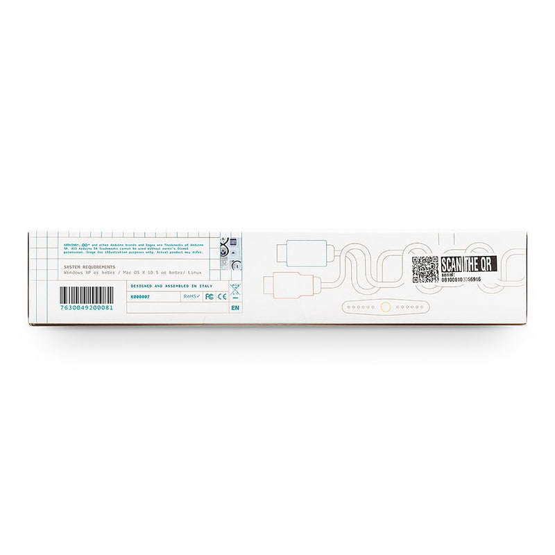 Official Arduino Starter Kit [K000007] – 12 DIY Projects with Electronic Components & English Projects Book – Original Kit from Italy