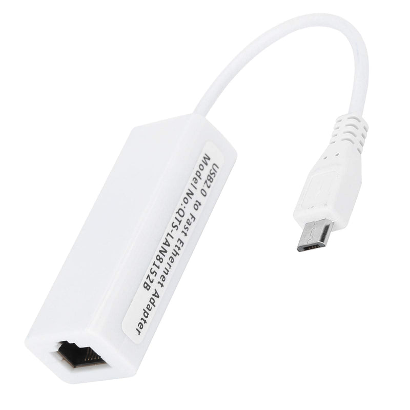 Zopsc-1 Ethernet Adapter Micro USB to RJ45 Network Card Adapter Micro USB to RJ45 Ethernet Port for Raspberry Pi Zero 1.3W Motherboard