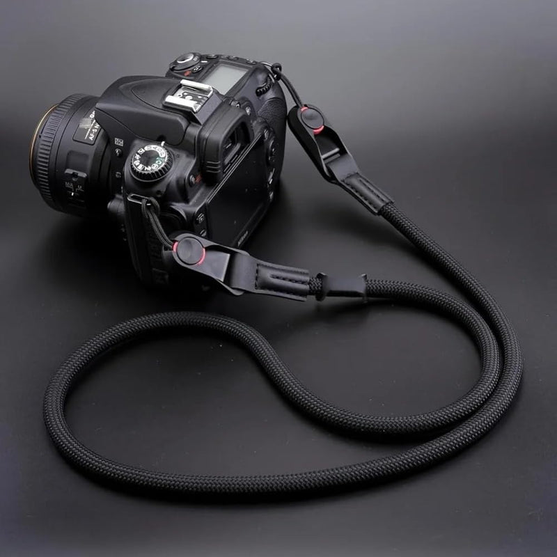 Quick-Release Adjustable Camera Strap Durable Polyamide Climbing Rope for DSLR Mirrorless Cameras For Nikon Canon Sony Fuji Green