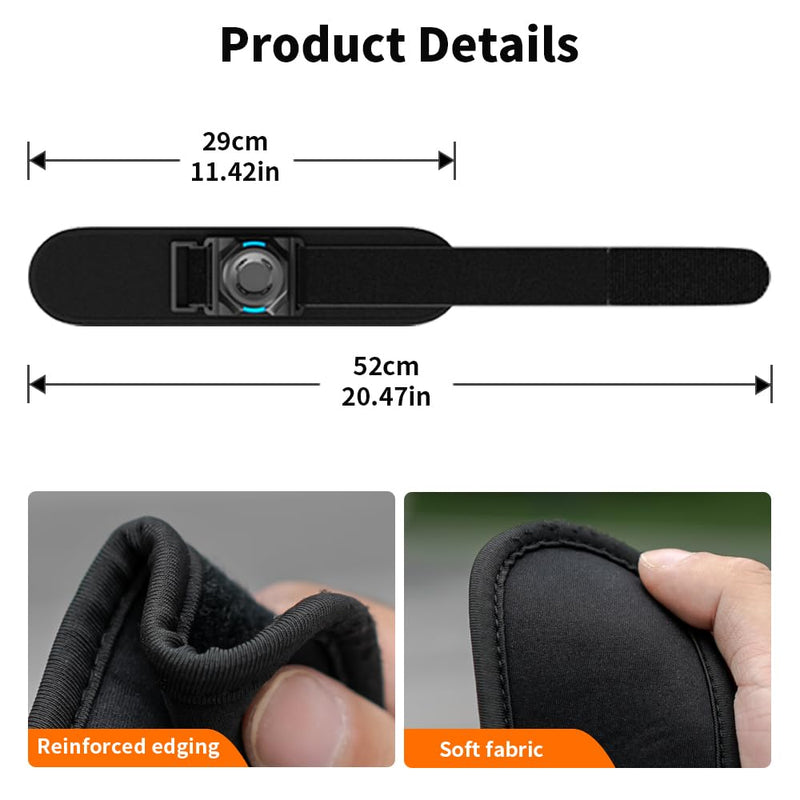 Magnetic Action Camera Wrist Mount, Quick Release Wrist Strap Holder for GoPro Hero 13/12/11/10, DJI Osmo Action 6/5Pro/4/3, Insta360 ONE R, AKASO, and More-t33
