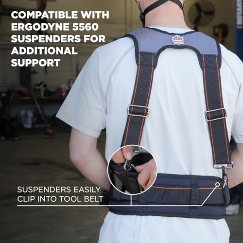 Ergodyne Arsenal 5555 5-Inch Padded Base Layer Tool/Work Belt, 2-XL,Black XX-Large