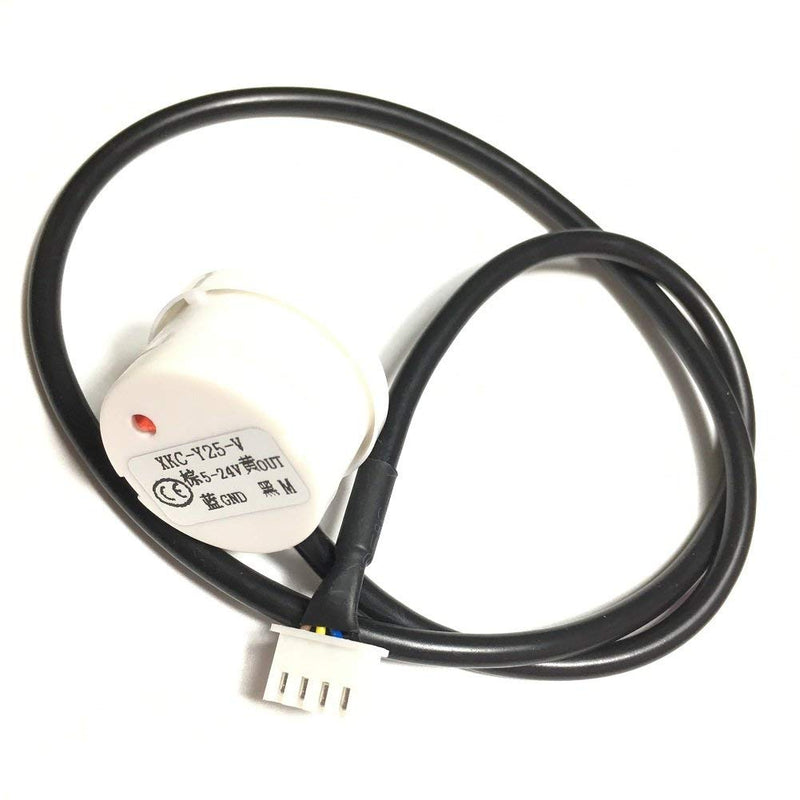 Taidacent Non Contact Liquid Level Sensor Contactless Water Tank Water Level Sensor for Tank Water Level Control with Low and High Level Output