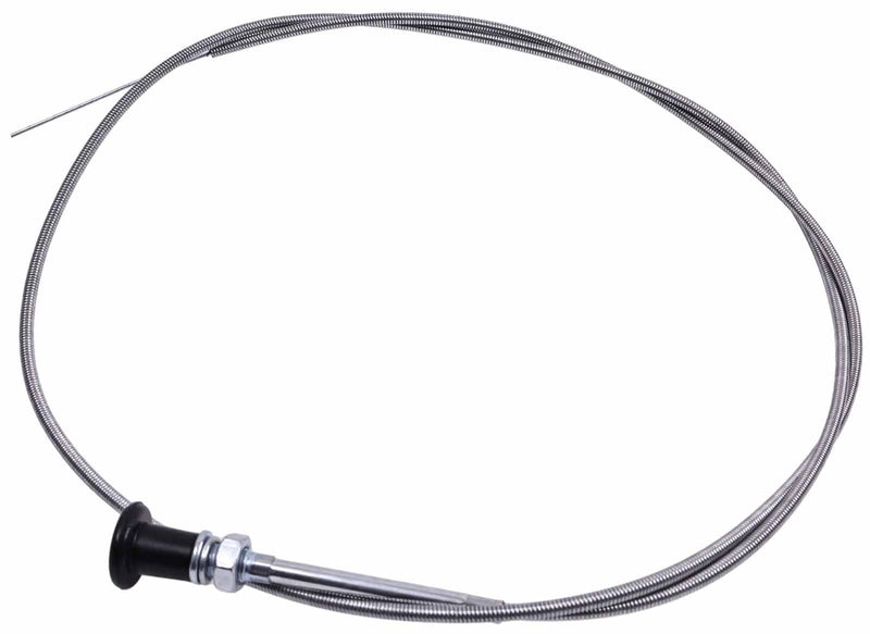 New 237 Rotary Universal Push Pull Choke Cables Conduit 60" Inner Wire 36" Travel 2-3/4"