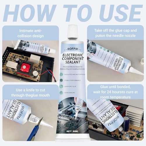 Conformal Coating for Electronics 100ml, Circuit Board Silicone Glue