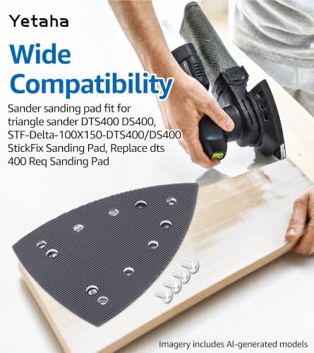 Yetaha DTS400 DS400 Triangle Sanding Pad