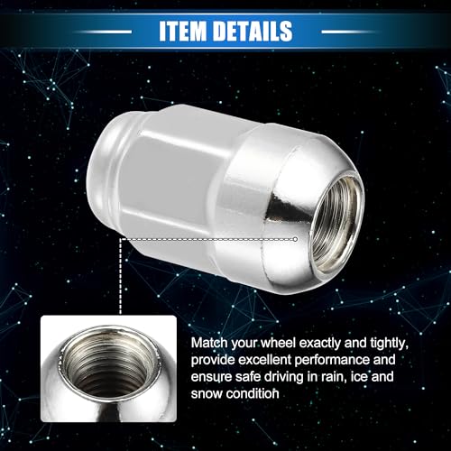 10 Pcs Wheel Lug Nuts Compatible for Honda CR-V for Honda Civic 10