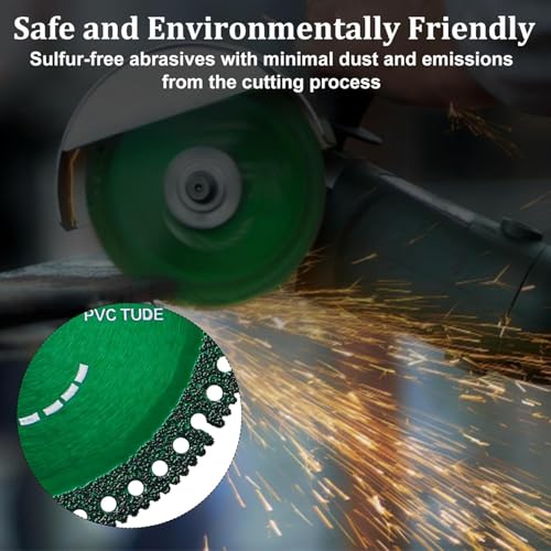 Indestructible Disc 2.0, 6 Packs 4 in Indestructible disc for Grinder, Indestructible Grinder Disc for Angle Grinder 7/8", Cutting Discs for Smooth Cutting, Chamfering, Grinding of Materials (6 Pack) 6 Pack
