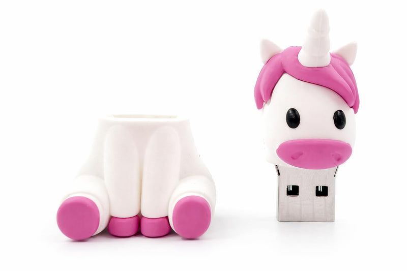 tiny tulip Unicorn USB Flash Drive 32 GB – Gift Packaging - Cute Pink Novelty Thumb Drive Memory Stick, Funny Cool Hidden Design USB Storage Pendrive 32.0 GB