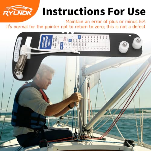PT-2 Sailboat Rigging Tension Gauge Fit for Cable Diameters 3/16" 7/32"