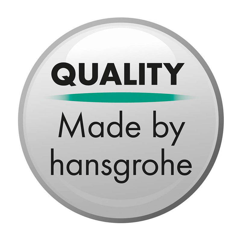 hansgrohe Spare Roll Holder 12-inch Spare Roll Holder in Chrome, 41717000 Spare Toilet Roll Holder