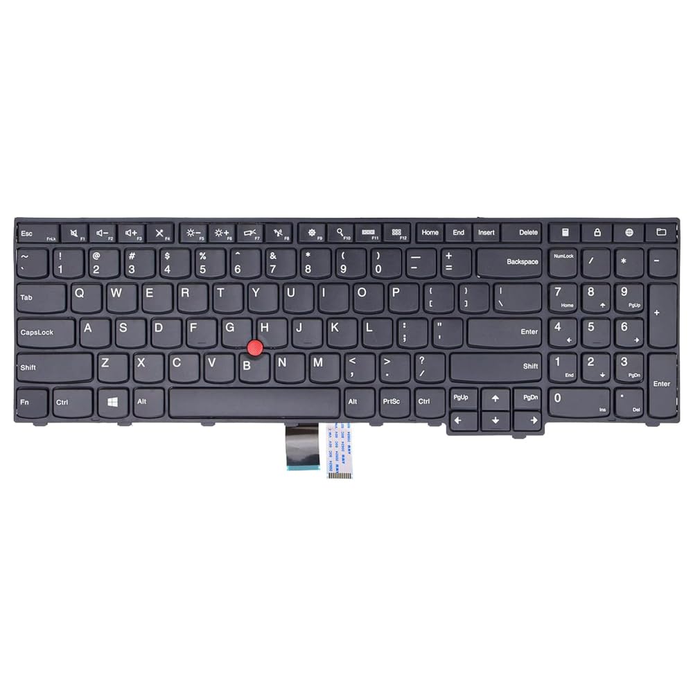 New Replacement Keyboard Compatible with Lenovo ThinkPad T540 T540p L540 W540 W541 T550 W550 W550s T560 L560 L570 P50s with Pointer Without Backlit