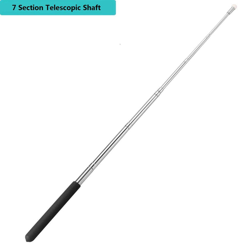 2PCS Pointer Sticks,Extendable Pointer,Hand Pointer Classroom Pointer for Teacher,Telescopic Teacher Pointer Retractable Pointer Hand Pointer for Kids (Package Quantity: 2, Black) Package Quantity: 2