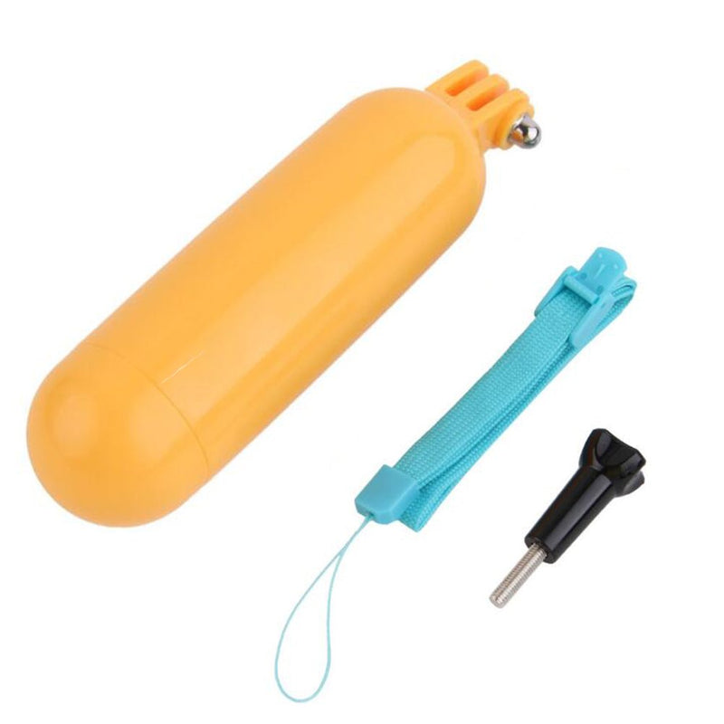 Floating Hand Grip Floaty Handheld Monopod for GoPro Hero 6/5/ 5 Session/ 4 Session/ 4/3+/ 3/2/1, SJ4000/SJ5000, with Long Handle Screw and Wrist Strap
