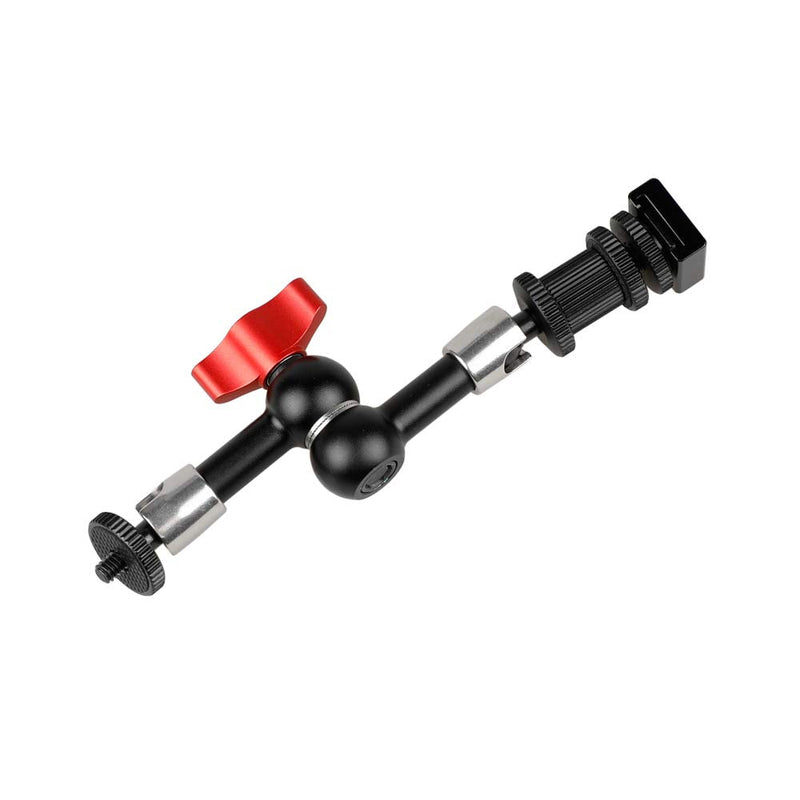 CAMVATE 7" Articulating Magic Arm + 1/4" Cold Hot Shot Mount for Camera LED Light Monitor - 1088