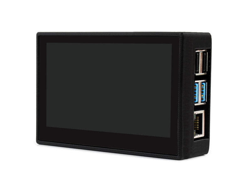 waveshare 4.3inch DSI LCD Capacitive Touch Display with Protection Case for Raspberry Pi 4 B,800×480 Resolution IPS Screen Wide Angle,MIPI DSI Interface
