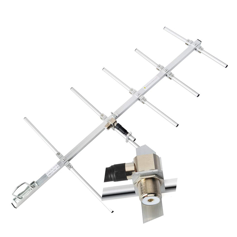 HYS UHF Yagi Portable Installation Outdoor Antenna Base Stations 9dBi UHF 70cm/UHF 400-470 MHz 5 Elements Antennas for Motorolar Yaesu Kenwood HYT Vertex Icom UHF Mobile Radios/Repeater