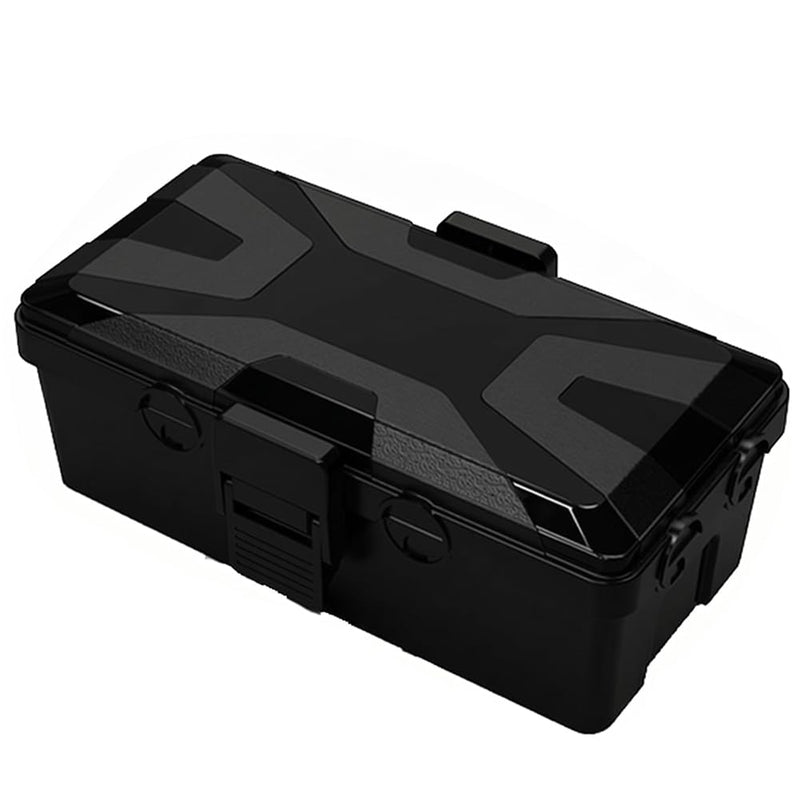 Waterproof Junction Box, Outdoor Electrical Socket Protection Box for Cable & Wire Organization, Black