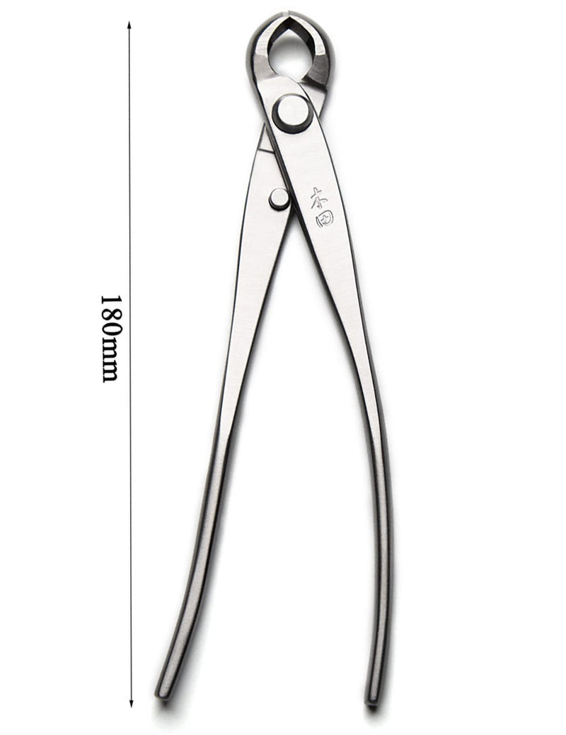 Bonsai Knob Cutter Round Edge Cutter Professional Grade Branch Cutter Alloy Steel Bonsai Tools Equip With Tool Bag (MT-KC-180) MT-KC-180