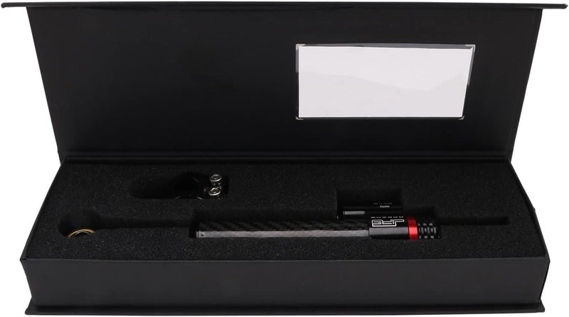 JFG RACING Motorcycle Steering Damper,10" Universal Steering Stabilizer for Most Motorcycles Street Bike Sport Bike Road Racing Bike - Carbon Fiber black Medium